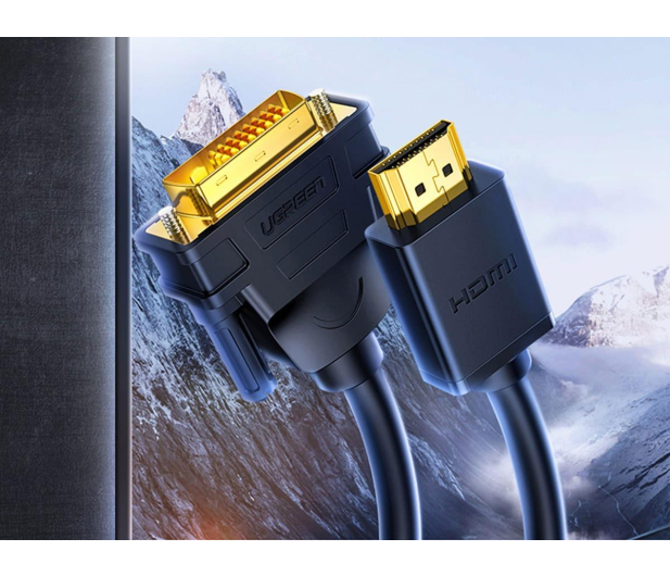 UGREEN Kabel HDMI - DVI HD106 2m czarny - 1488996 - zdjęcie 3